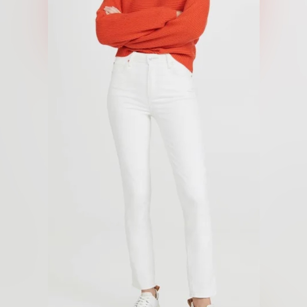 Paige Sarah Slim White Jeans Size 25